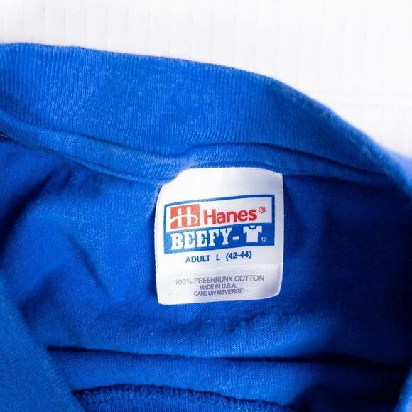 Vintage 90s Sierra Nevada Brewing Co Beer T Shirt Large Blue Pale Ale Stout USA - Picture 7 of 7